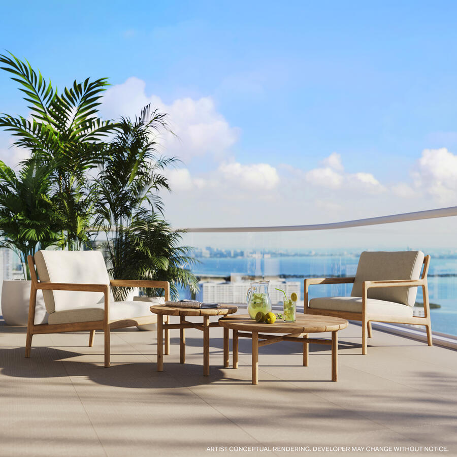 Balcon con vista al mar