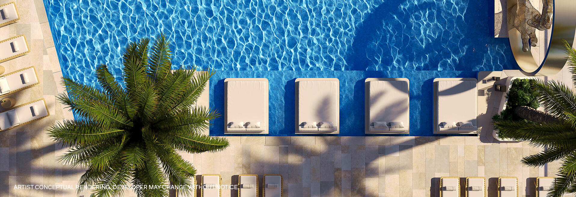 LA PISCINA DESDE ARRIBA